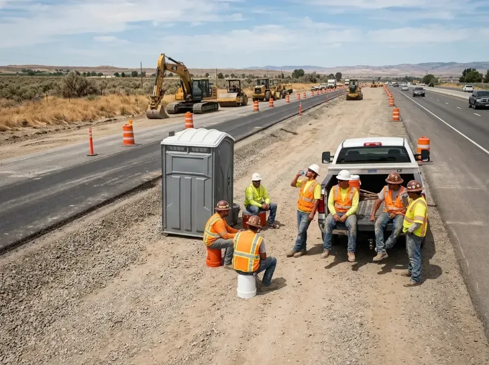 highway-road-construction-crew-007 — frequently asked questions, Porta Potty and Restroom Rentals in Dakota Dunes, SD